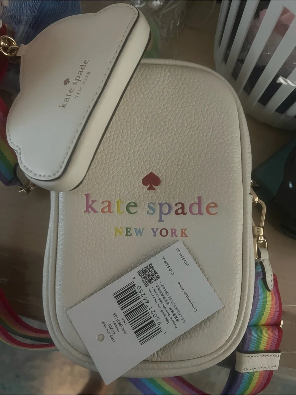 kate spade white crossbody